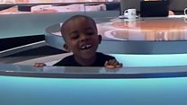 Kid steals show during sickle cell chat