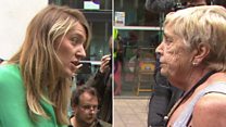 Woman confronts Camden Council chief
