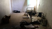 Un vistazo del cuarto donde estaban escondidos los combatientes de Estado Islámico