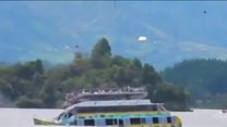 دست کم ۶ کشته در حادثه غرق شدن یک قایق گردشگری در کلمبیا