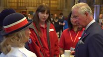 Prince Charles visits Manchester Arena