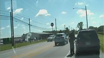 US policeman in hot pursuit of own car