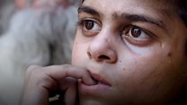 The human shields freed from IS