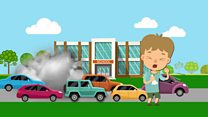 Fumes at school gates caused by cars