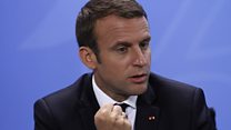 Le président Emmanuel Macron annonce le soutien de la France à la force du G5