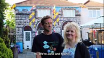 Couple from Weston paint their house to look like a castle