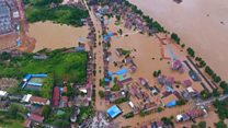 Floods in China kill dozens