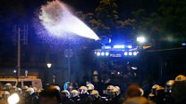 Riot police disperse G20 protesters