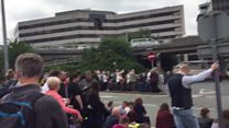 Passengers evacuated at Manchester Airport