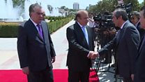 دیدار رئیس جمهور پاکستان با امام علی رحمان پیرامون ایجاد ثبات در افغانستان