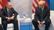 Путин менен Трамп Гамбургда жолугушту