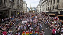 Thousands attend Pride parade in London