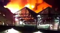 Fire breaks out in London's Camden Market