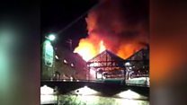Camden Lock fire: 'I could see flames'