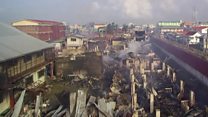 Drone footage shows Guyana prison in ruins
