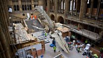 Timelapse of museum's new star attraction