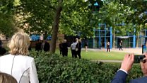 Clashes after football gang attack trial