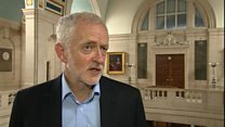 Corbyn reacts to Blair criticism