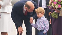 Prince George's reluctant landing