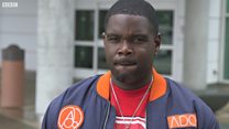 He's been shot three times. How do you make it stop?