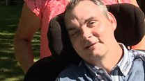 Brain damaged fan faces attackers in court