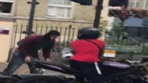 Public foil violent moped robbery