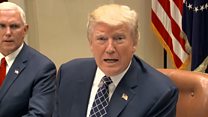 Trump 'disappointed' at failed healthcare bill