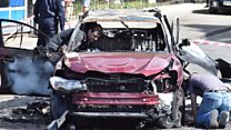 Who killed journalist in Kiev car bomb?