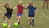 Blade for six-year-old after sepsis
