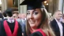 Dad films the wrong girl at his daughter's graduation ceremony