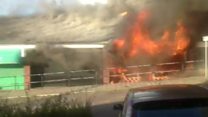 Chip shop fire