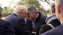 Johnson jokes about Maori greeting