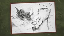 Student wins award for teddy bear refugee animation