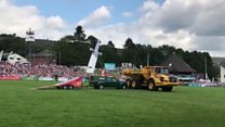 Quad rider injured in Royal Welsh stunt show
