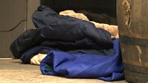 Homeless in £2.5k fine threat over bags