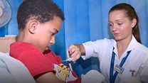 Child cancer girl returns to ward as nurse