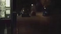 Armed boy filmed on stolen fork-lift