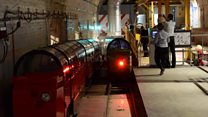 London's underground railway runs again