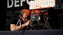 Hackers attempt safe cracking with robot