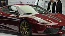 Təptəzə Ferrari 430 belə yandı