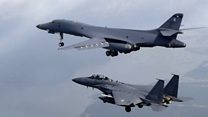US bombers fly over Korean peninsula