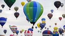 Record-breaking hot air balloons take to the skies