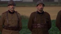 Tanio canon i nodi brwydr Passchendaele