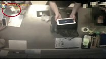 CCTV captures lost luggage thefts
