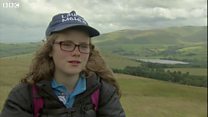 Girl, 11, completes Wainwright challenge
