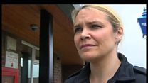 Woman suffers burns in chemical attack