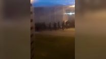 Loud bangs heard as riot staff enter jail