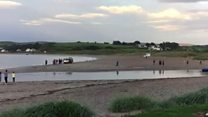 Children rescued from Ballycastle beach