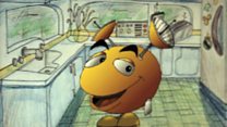 The cartoon alien helping traumatised kids