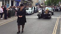 Bikers ride in city cortege tribute